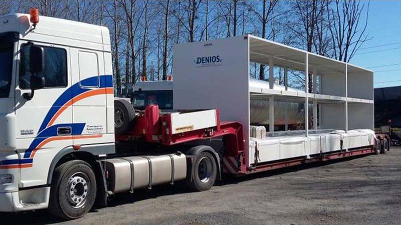 Transport de modulaires chantiers